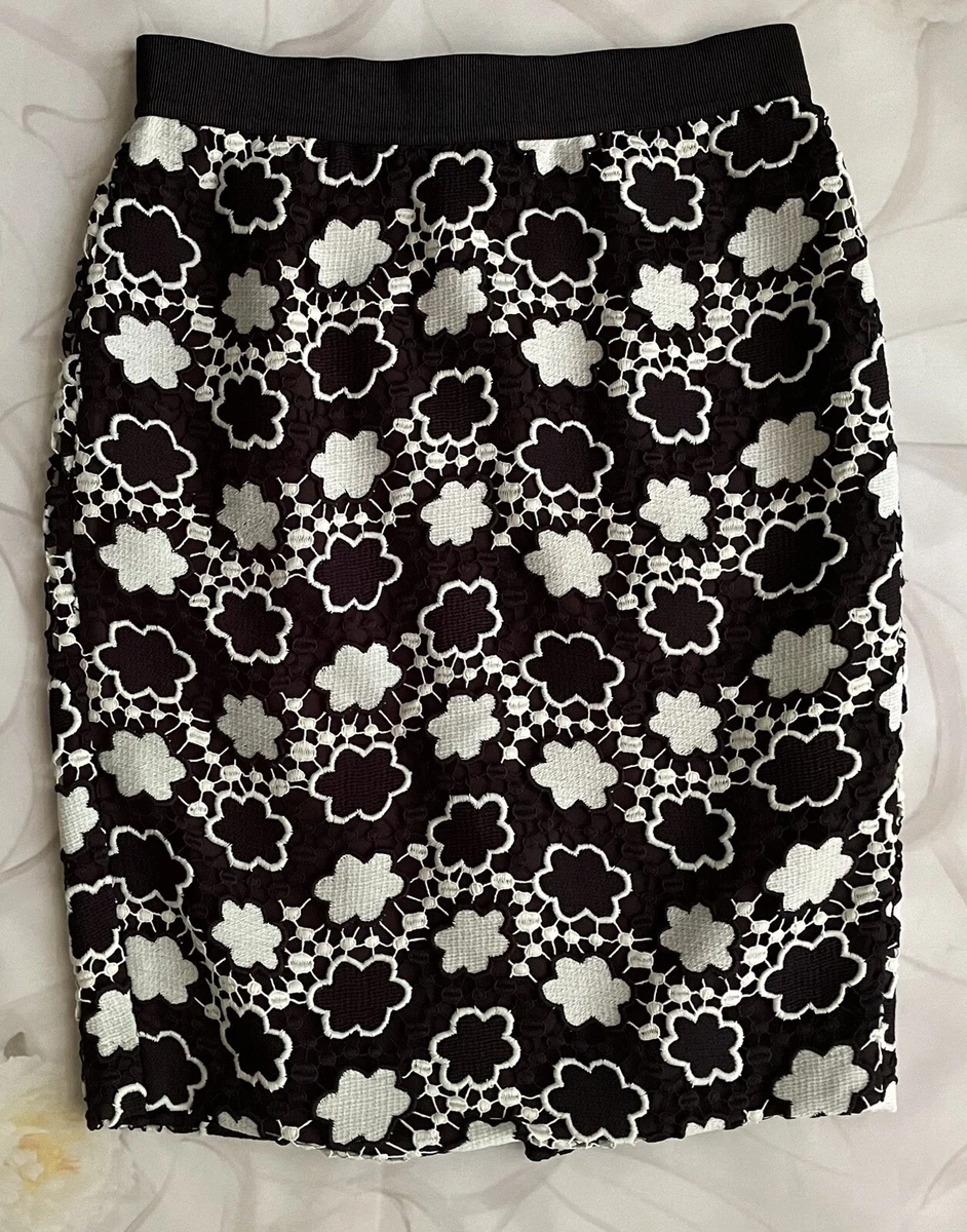 Floral lace top overlay pencil skirt