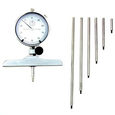 HFS(R) 0 - 22" X .001" Dial Indicator Depth Gauge Set Hardened