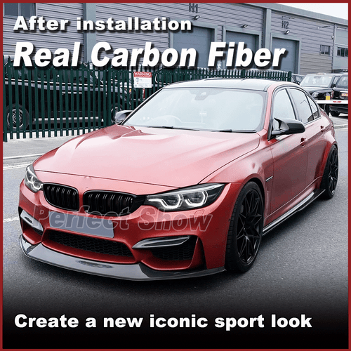 For BMW F80 M3 F82 F83 M4 2014-2019 REAL CARBON Front Bumper Lip Chin Spoiler - Picture 5 of 15