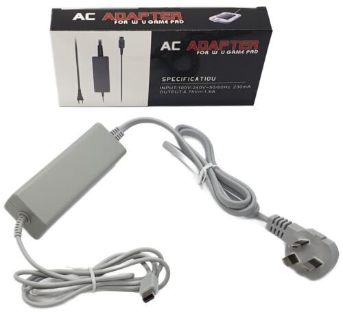 Replacement AC Charger Cable for Nintendo Wii U Gamepad - AU Plug Power Lead - Picture 2 of 6