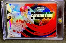 Shohei Ohtani RARE REFRACTOR INVESTMENT CARD TOPPS CHROME ANGELS ROY MVP