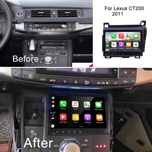 Apple Carplay 64GB Android 13 Car Stereo Radio WIFI NAVI For LEXUS CT200H CT 200 - Picture 4 of 20