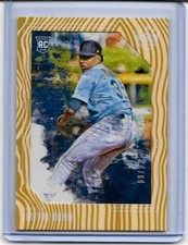Justin Dunn 2020 Diamond Kings Wood Frame FOTL Exclusive Rc SP #/13 Mariners