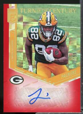 J'Mon Moore/99 Rookie 2018 Elite Turn of the Century Rookie Autographs Red #37 