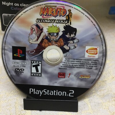 Naruto: Ultimate Ninja (Sony PlayStation 2, 2006) Disc Only