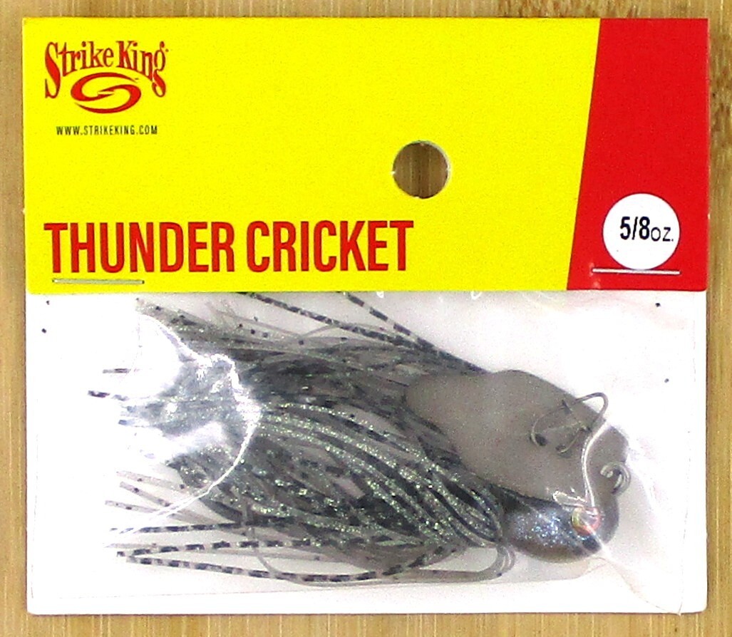 (12) Strike King 5/8 Oz Thunder Cricket Bladed Vibrating Jigs Mouse Brand New - Image 3