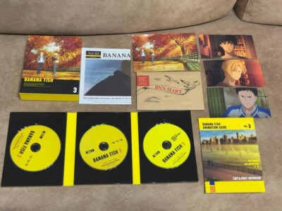 BANANA FISH Blu-ray Disc BOX 3 First Limited Edition Booklet Japan