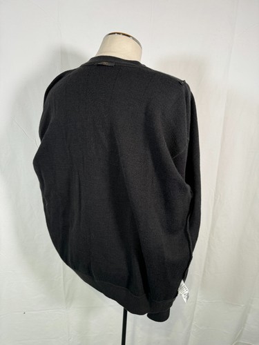 Marks & Spencer Brown Wool Blend Plaid Tartan Cardigan Buttons Pockets Sz XL - Picture 12 of 15