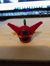 CIONDOLO PORTA CHIAVI GETTA ROBOT RESINA DIPINTO A MANO GRANDE 2X4.5 CM