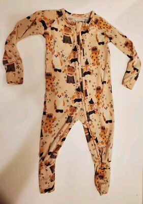 Dreamies Bamboo Baby Sleeper Pajamas Beary Halloween 3 To 6 Months