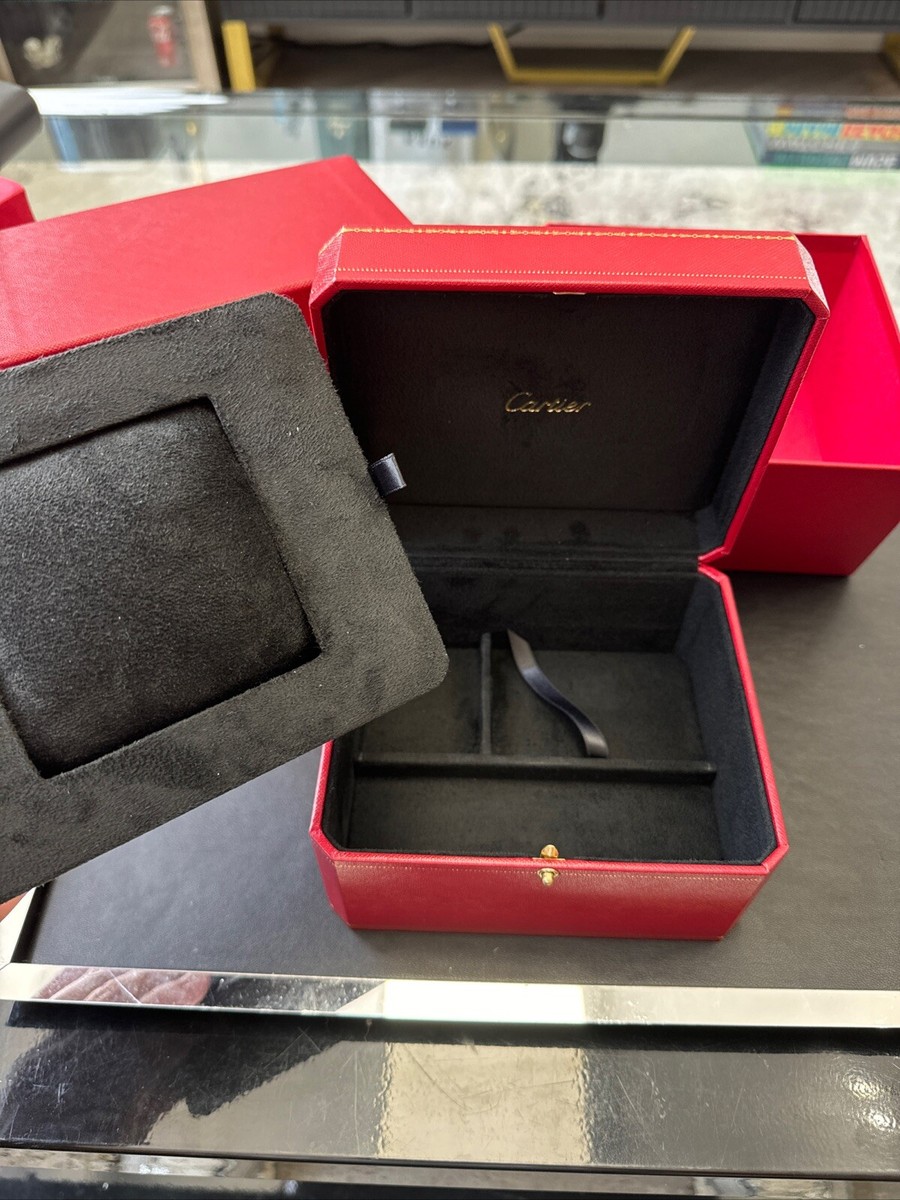 Brand New Original Cartier Watch Box With Black Inside