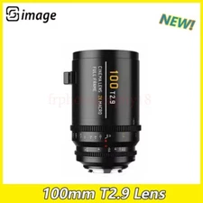 SGimage 100mm T2.9 Full Frame Macro Cinema Lens 2x Magnification MF for Sony E L