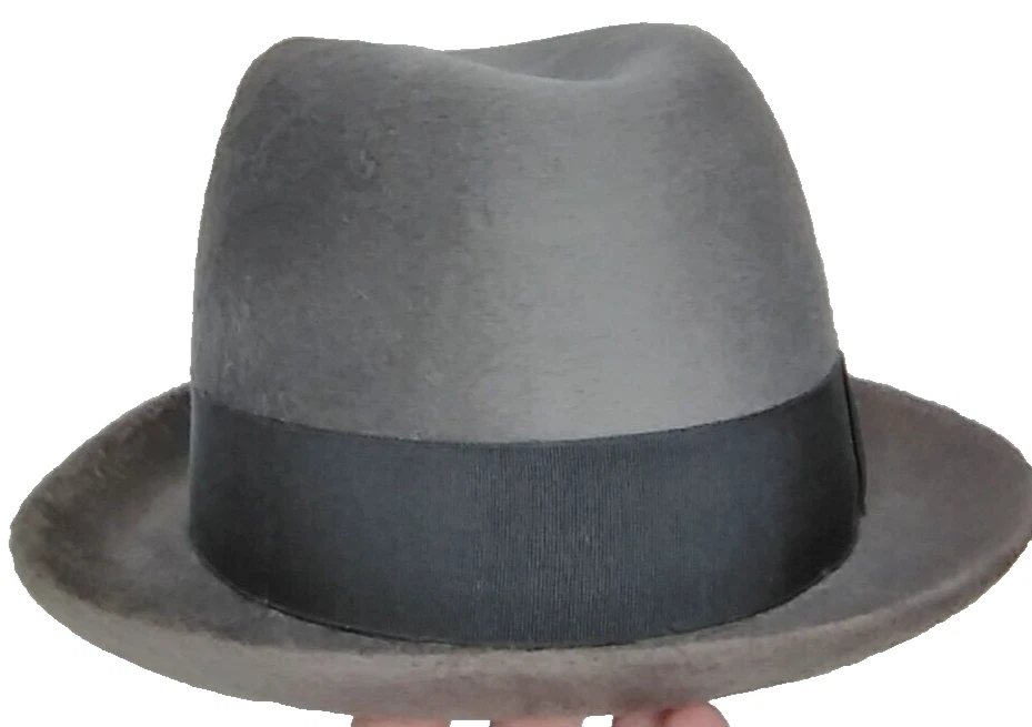 Marque Grand Luxe Borsalino Antica Casa Mink Gray Men Hat Italy