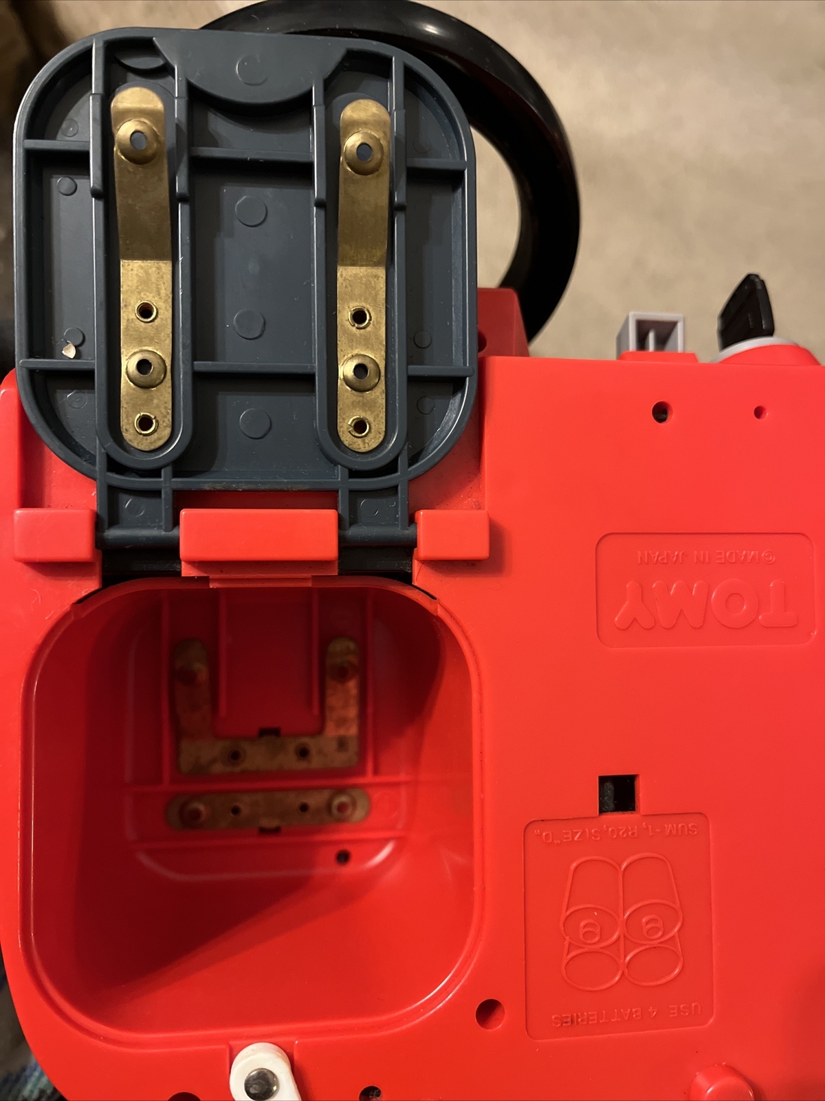 [ Lights Up Only}Tomy Turbo Racing Car Dashboard Game Toy Turnin 1983