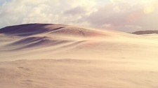 Landscape desert sand dunes Custom Gaming Mat Desk