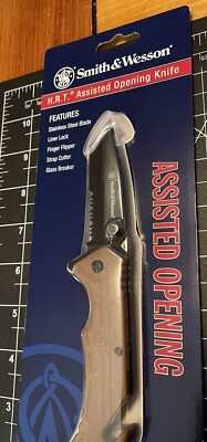 Smith & Wesson H.R.T. Liner Assist Open Folding Knife 3'' Stainless Steel Blade