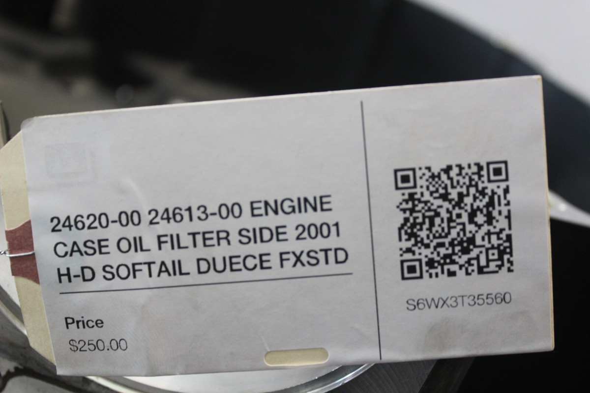 M。専用ページ 24620-00 24613-00 RIGHT ENGINE CASE OIL FILTER SIDE 2001 H-D