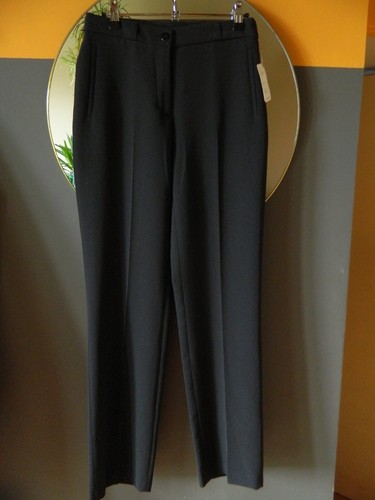 Pantalon Droit Metrostyle En Coton/elastane - Couleur Olive - Taille 8 - Neuf Sans étiquettes