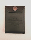 Harley-Davidson Leather 4.25" Shovelhead Front Pocket Id Wallet Trucker Biker Us