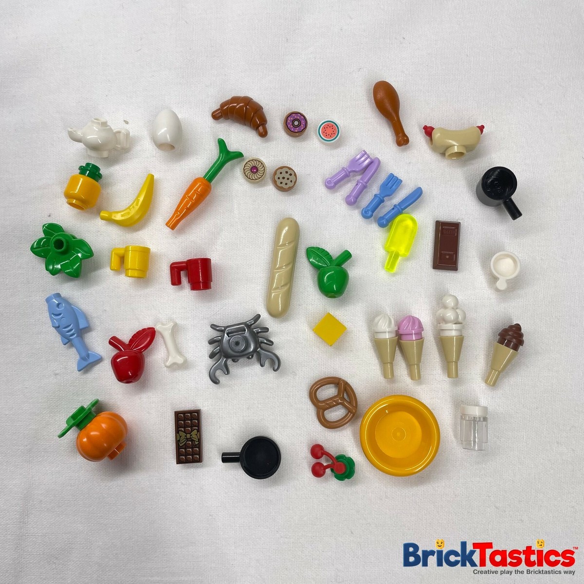LEGO x30 Food Accessory Pack High Quality Used LEGO® Lucky