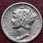 1919 D Mercury Dime 10c Higher Grade XF - AU #83785