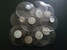 New Old Stock Open Face Glass Pocket Watch Crystals 54.4mm - 50.0mm