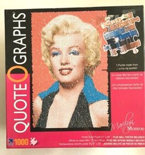 Puzzle QuoteOGraphs Marilyn Monroe NEW in sealed box