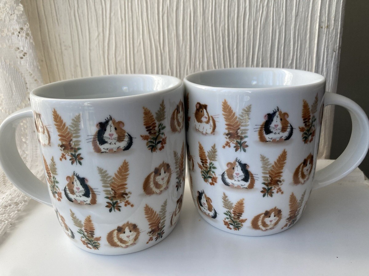 X Asda George Guinea Pig Mugs cute gift dishwasher and microwave