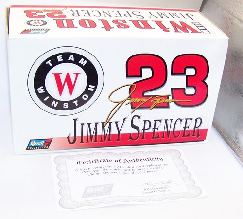 1:24 REVELL COLLECTION 1999 #23 WINSTON NO BULL FORD TAURUS JIMMY SPENCER 1/4212 - Picture 8 of 12