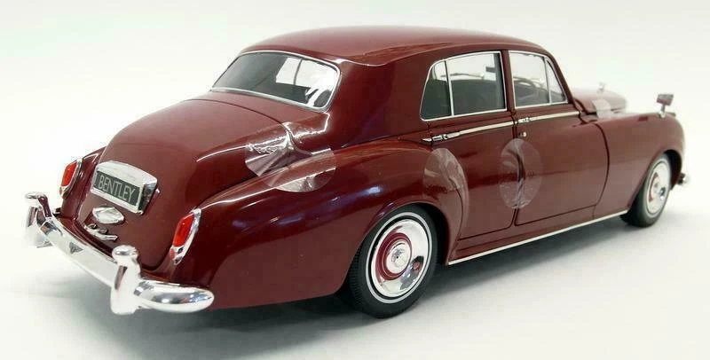 BENTLEY S2 1960 RED MINICHAMPS 100139955 1/18 BORDEAUX RHD METAL DIE CAST - Photo 4/4