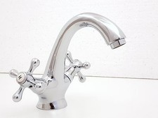 Waschtischarmatur Nostalgie Retro Zweigriff Armatur Waschbecken Waschtisch