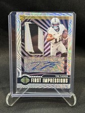 2023 Illusions Tre Tucker Raiders First Impressions RC Patch Auto #7/10 FOTL SSP