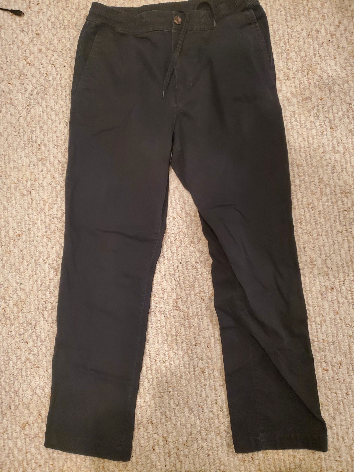 Men's Slim Fit Everyday EWaist Pants Goodfellow & Co™ Black S eBay