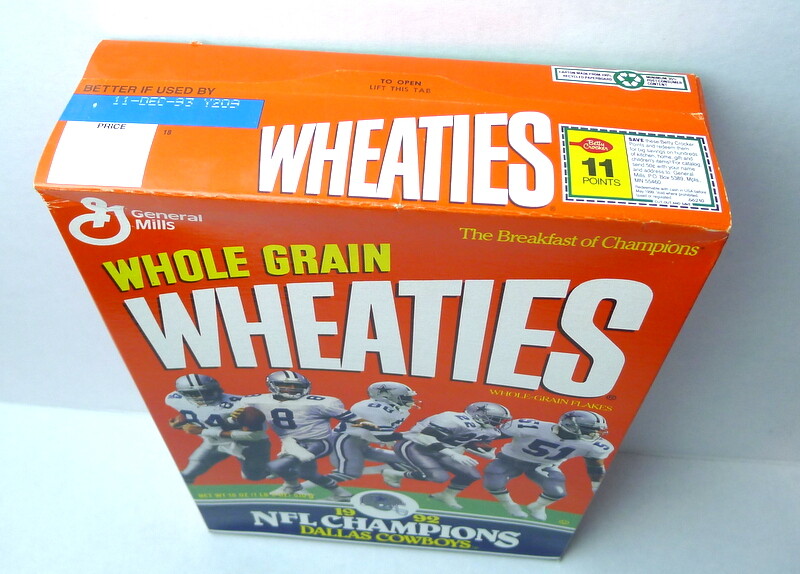 Dallas Cowboys Sealed Wheaties Cereal Box 1993 Super Bowl XXVIII eBay