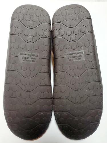 Dearfoams Men's Suede Notch Boot Slipper Chestnut Size 9, 11 - Picture 5 of 6