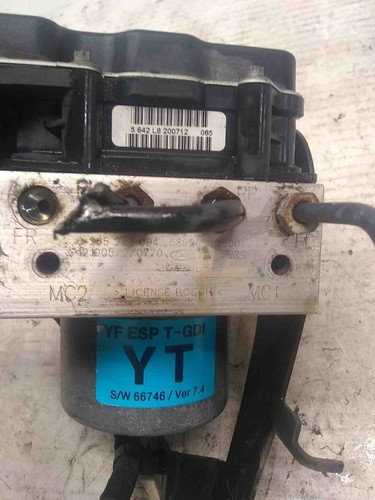 2011-2013 HYUNDAI SONATA ABS PUMP ANTI-LOCK BRAKE W MODULE W/O SPORT SUSPENSION - Picture 4 of 4