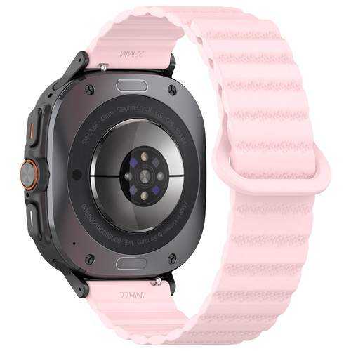 For Samsung Galaxy Watch 7 Ultra 47mm Soft Magnetic Clasp Silicone Sport Strap - Picture 14 of 48