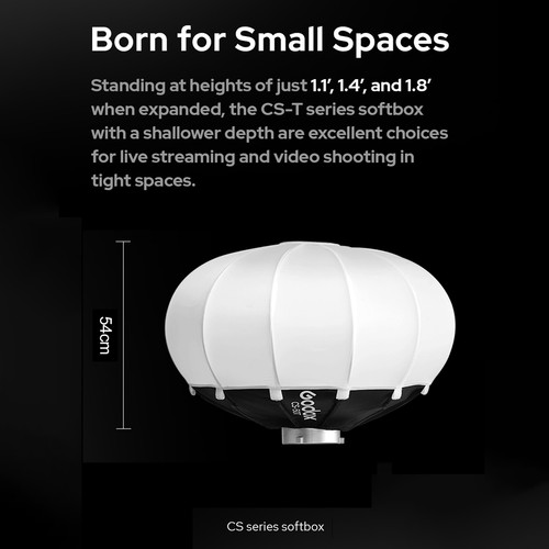 Godox CS-85T 85cm/33.4in Quick Release Lantern Softbox Professional C9U7 - Picture 3 of 6