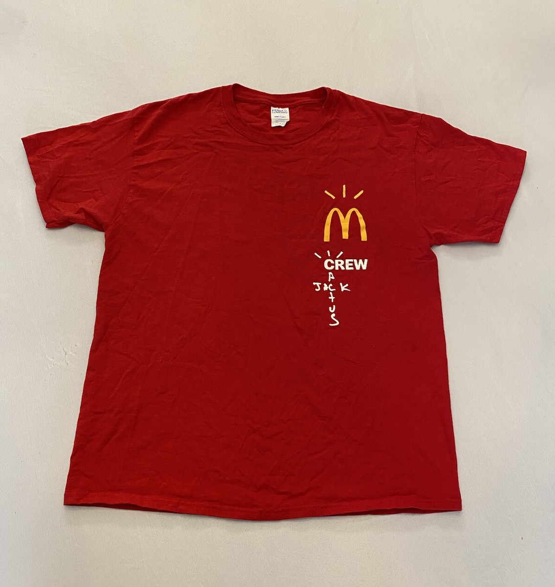 新品　Cactus Jack McDonald's Tee NEW! Cactus Jack by Travis Scott x McDonald's Order Here