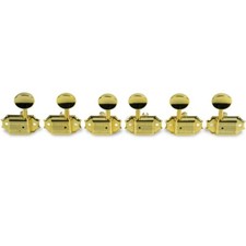 KD-3-GMOSDR Kluson 3 3 Deluxe Series Tuning Machines, Gold Finish