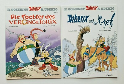 Asterix & Obelix volumes 38 and 39, new, 1A excellent condition