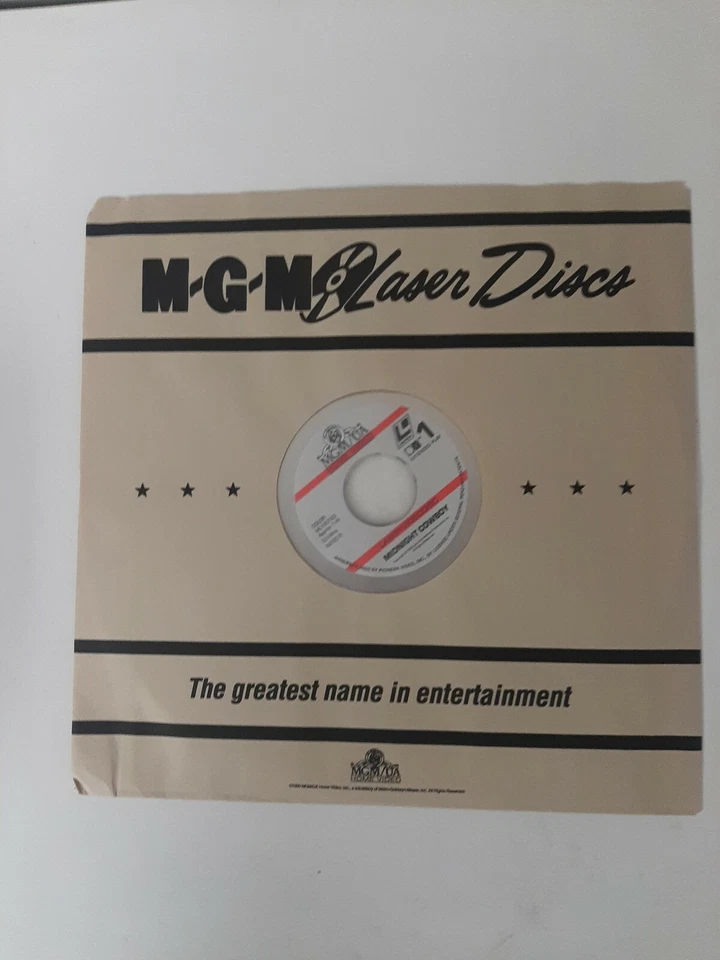 Laserdisc Midnight Cowboy Dustin Hoffman Jon Voight VG Foto 4 de 4