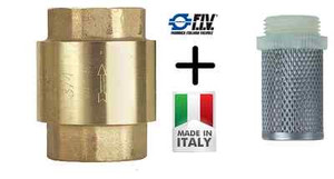 Valvola Di Non Ritorno 3/4 In Ottone Con Cestello Acciaio Inox - Valvola Di Fondo Per Pompe, 10 Bar - Foto 8