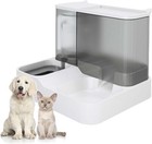 Large Capacity Automatic Cat Food Dispenser Drinking Water Bowl Pet Supplies US