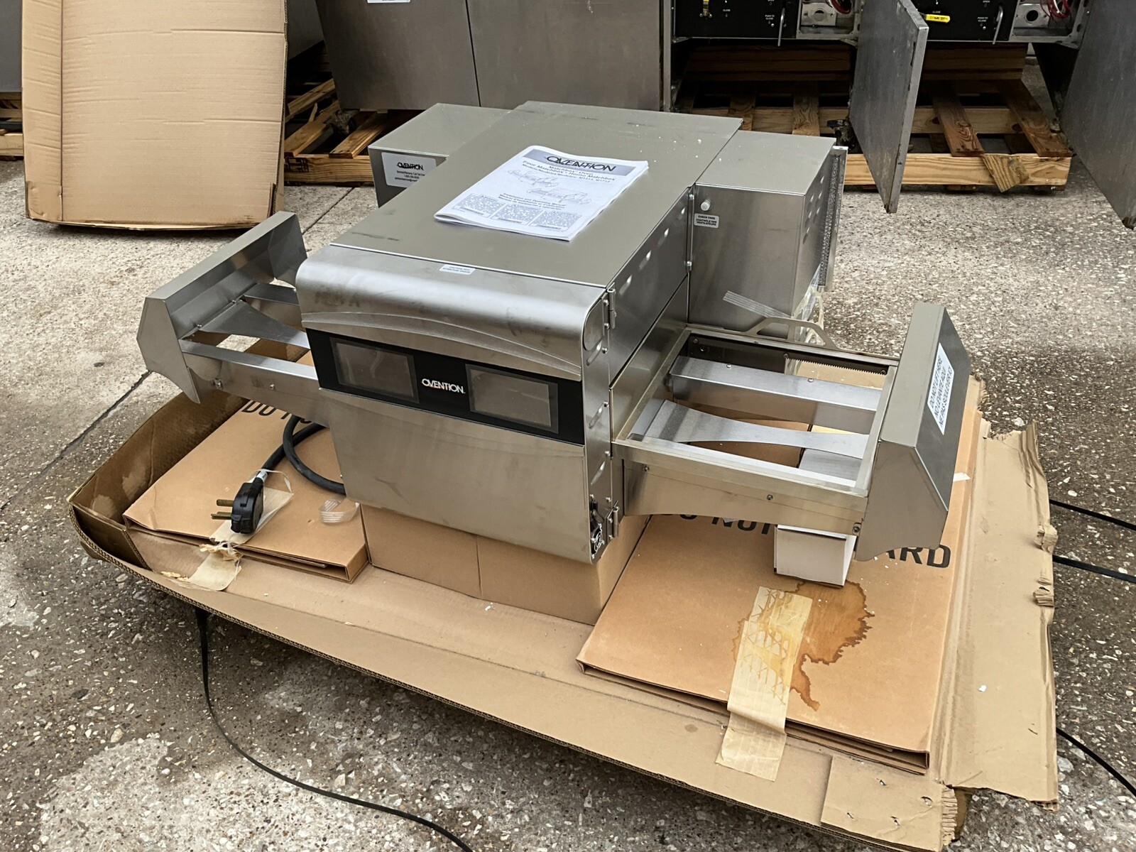 Ovention Matchbox M1313 Ventless Countertop Speed oven Concession stand pizza B