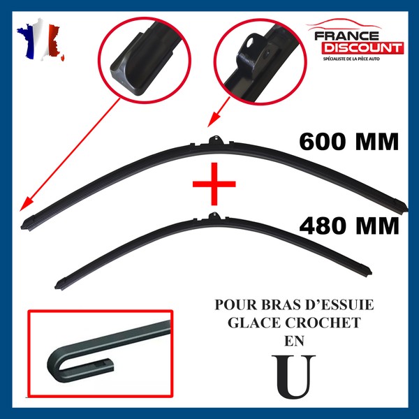 Flache Scheibenwischer Vorne 600 + 480 Mm Chevrolet Malibu Orlando-image