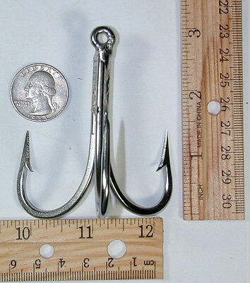 5 pcs 8/0 treble hooks Great for pier snagging or large stinger