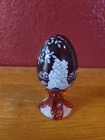 Vintage Fenton Hand Painted Egg