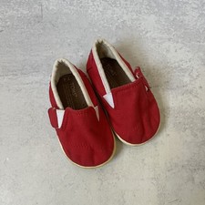 Kids TOMS Classic Shoes Red 4 Unisex Canvas