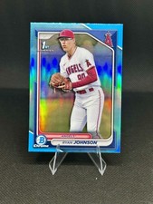 2024 Bowman Draft #BDC-41 Ryan Johnson Chrome Sky Blue Refractor